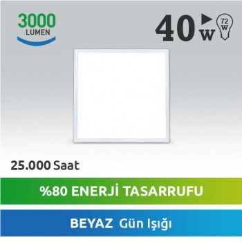 Led Panel Armatür  60X60 40W